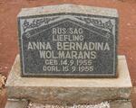 WOLMARANS Anna Bernadina 1955-1955