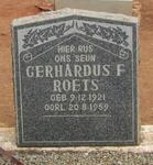 ROETS Gerhardus F. 1921-1959