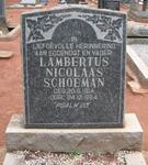 SCHOEMAN Lambertus Nicolaas 1914-1964