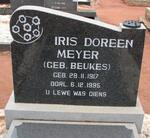 MEYER Iris Doreen nee BEUKES 1917-1995