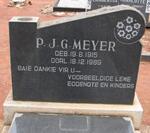 MEYER P.J.G. 1915-1969