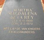 REY Martha Magdalena, de la 1899-1972