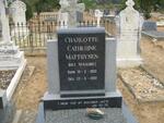 MATTHYSEN Charlotte Catherine nee MAGUIRE 1902-1993