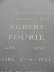 FOURIE Egbert 1893-1974