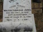 JONES Walter Surridge -1909