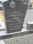 DORFLING Andries 1956-1982