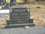 ZEELIE Freek 1914-1984 & Johanna 1920-2002