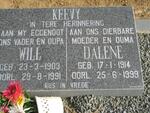 KEEVY Will 1903-1991 & Dalene 1914-1999