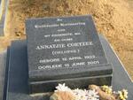 COETZEE Annatjie geb OELOFSE 1933-2001