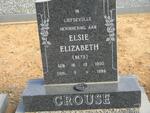CROUSE Elsie Elizabeth 1900-1986