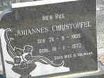? Johannes Christoffel 1905-1972