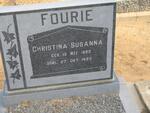 FOURIE Christina Susanna 1885-1985