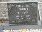 KEEVY Christina Johanna 1887-1976