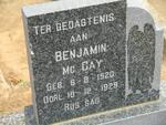 McCAY Benjamin 1920-1929