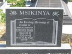 MSIKINYA Mzwandile Bassie 1942-2010