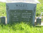 WALES Joel 1904-1984 & Charlotte 1907-1997
