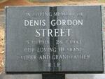 STREET Denis Gordon 1918-1987