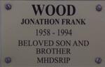 WOOD Jonathon Frank 1958-1994