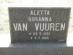 VUUREN Aletta Susanna, van 1899-1984