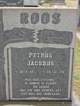 ROOS Petrus Jacobus 1913-1978