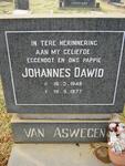 ASWEGEN Johannes Dawid, van 1948-1977