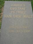 WALT Andries Gustaaf Petrus, van der 1940-1988