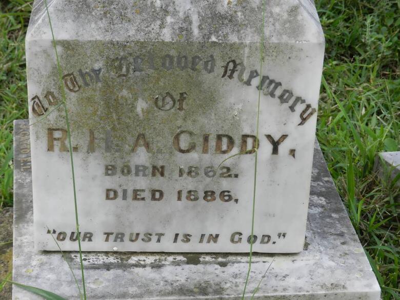 GIDDY R.H.A. 1862-1886