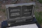 JOOSTE Johanna Christina 1914-2010
