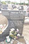 JUNIUS Anna Maria nee ERASMUS 1922-2000