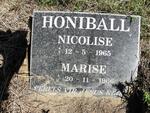 HONIBALL Nicolise 1965-1965 :: HONIBALL Marisa 1966-1966