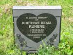 KUNENE Khethiwe Beata 1945-2004