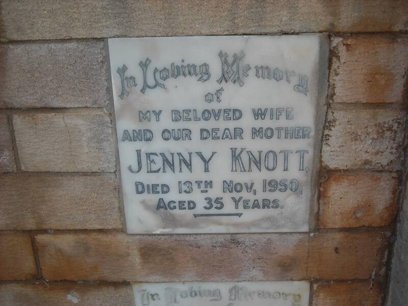 KNOTT Jenny -1950
