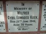 KOEK Wilfred Cyril Edwades -1946