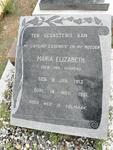 HORN Maria Elizabeth nee VAN VUUREN 1913-1961