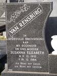 RENSBURG, van Surnames :: Vanne