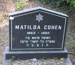 COHEN Matilda 1863-1902