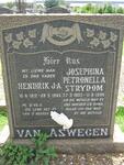 ASWEGEN Hendrik J.A., van 1912-1965 & Josephina Petronella STRYDOM 1903-1996