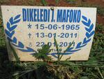 MAFOKO Dikeledi J. 1965-2011