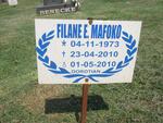 MAFOKO Filane E. 1973-2010