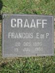 GRAAFF Francois E. de P. 1895-1966