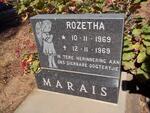 MARAIS Rozetha 1969-1969