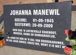 MANEWIL Johanna 1945-2009