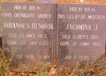 ? Johannes Hendrik 1903-1983 & Jacomina J. 1905-1985