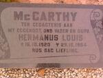 McCARTHY Hermanus Louis 1920-1984