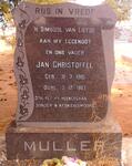 MULLER Jan Christoffel 1916-1967
