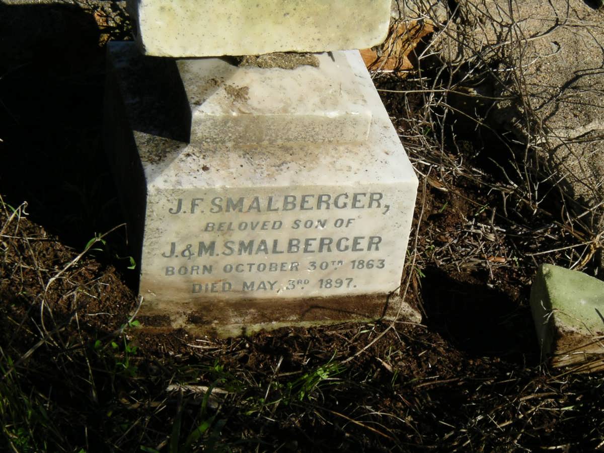 SMALBERGER J.F. 1863-1897