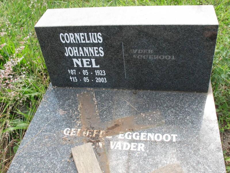 NEL Cornelius Johannes 1923-2003