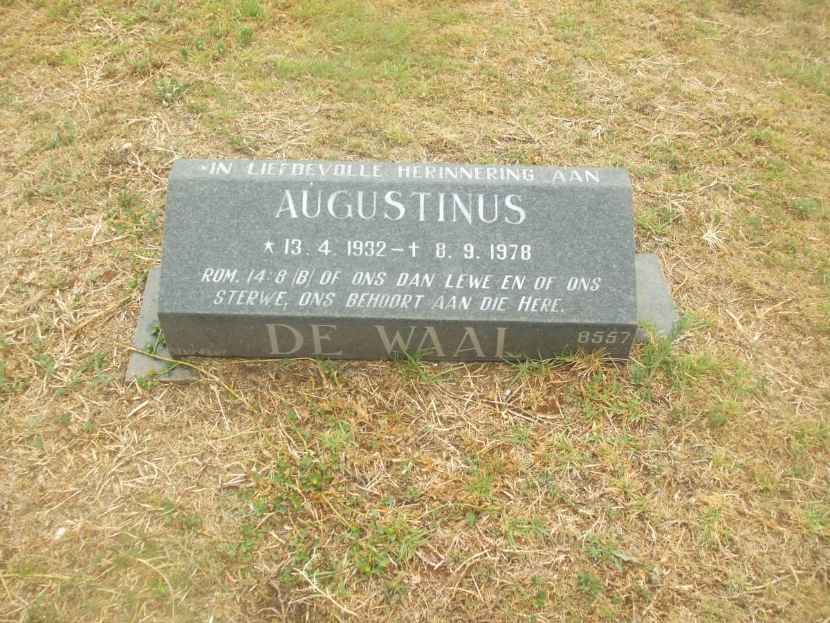WAAL Augustinus, de 1932-1978