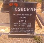 OSBORNE David 1918-2003