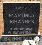 SCHOEMAN Martinus Johannes 1988 - 1988